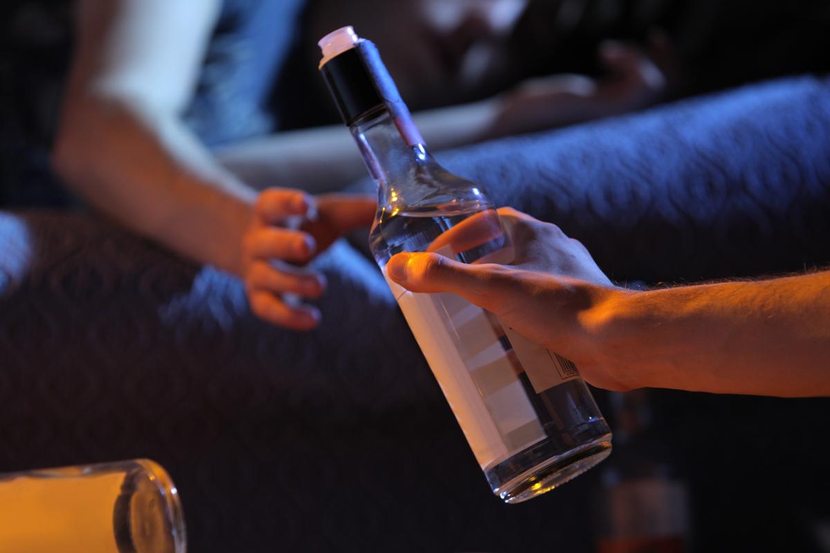 bottle of alcohol