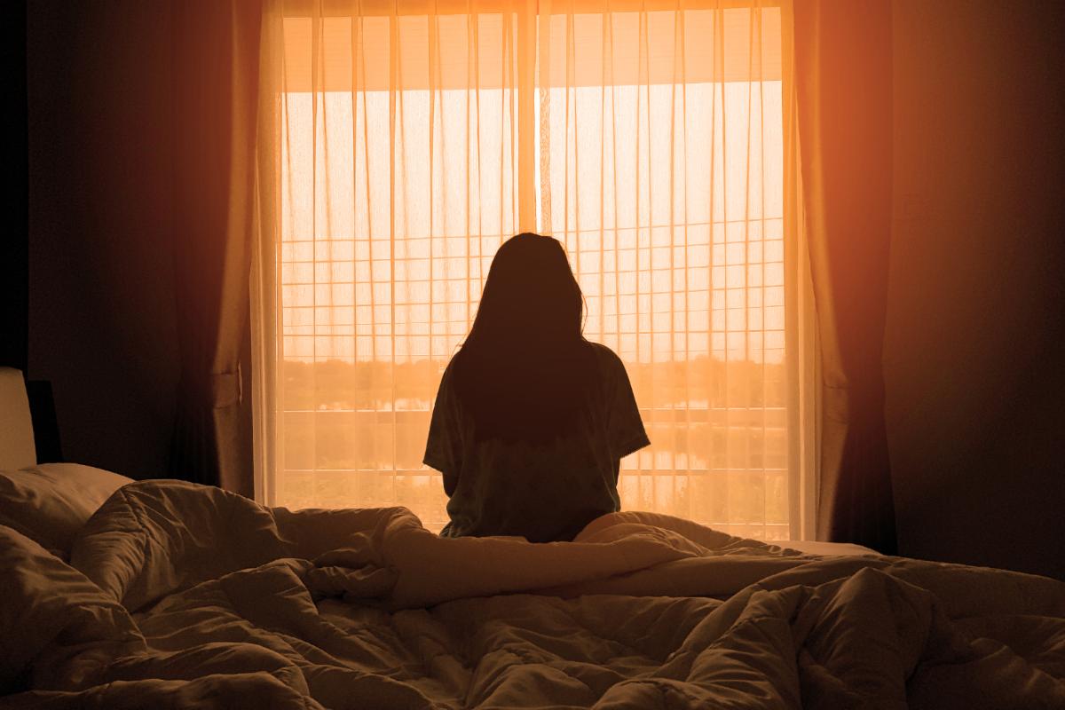 a woman knows she needs to take steps to overcome depression
