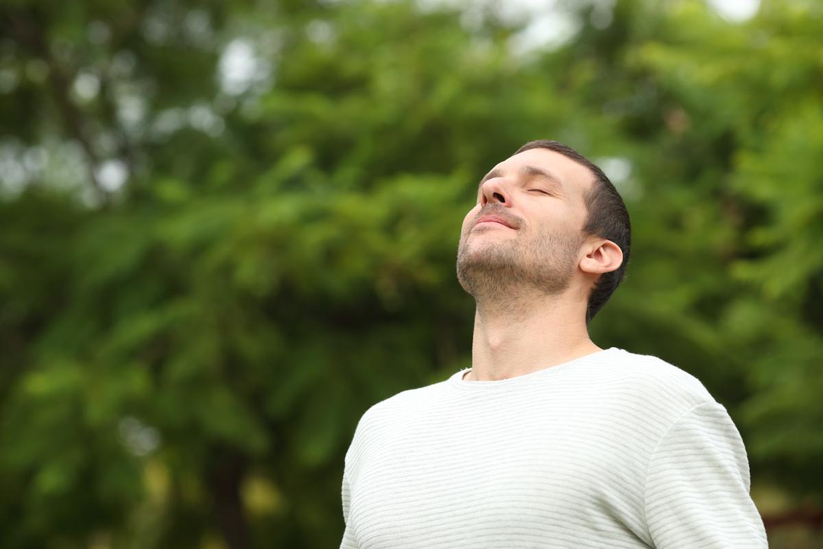 man outside